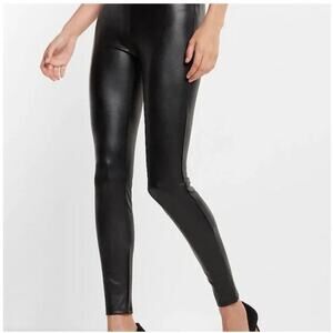 Express High Waisted Faux Leather Leggings Size S black